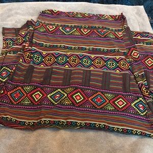 Aztec maxi skirt